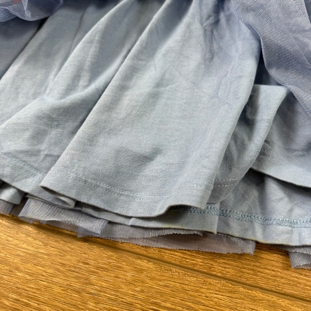 Mini Boden Applique Tulle Twirl Skirt Woodland Animals Blue 6-7 Y Fall School - Picture 5 of 12